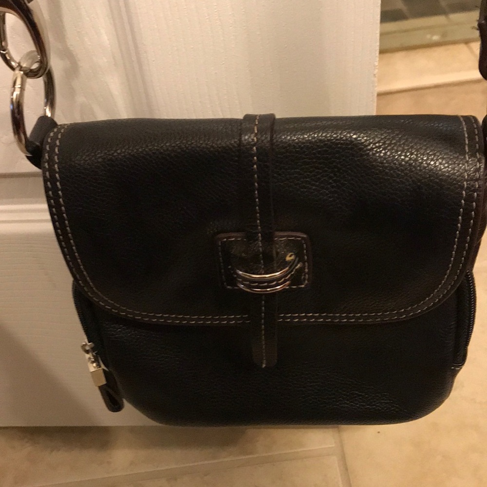 Small all leather Tignanello purse